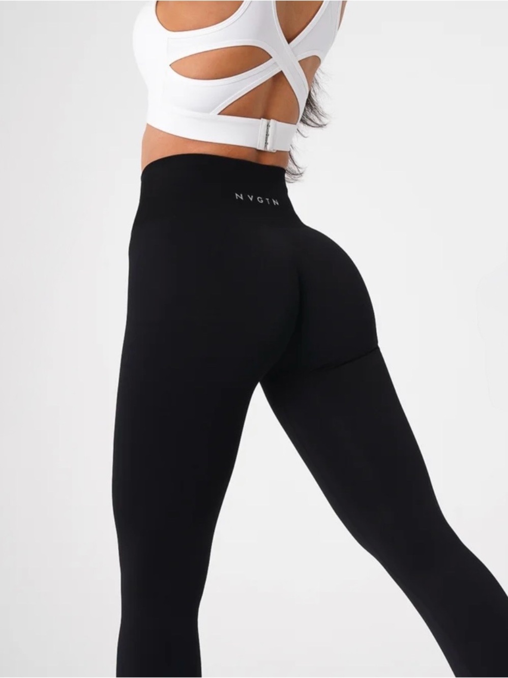 NVGTN Seamless Black Leggings Size Small